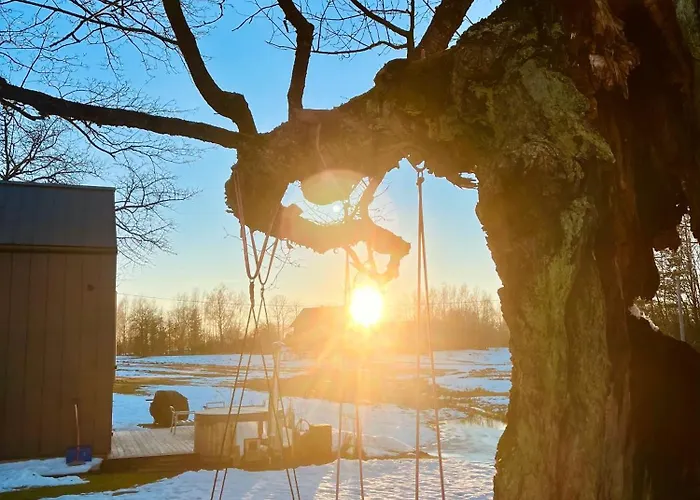 Prázdninový dům Vilanovka - Z Prywatna Balia Przy Stawie I Lesie *